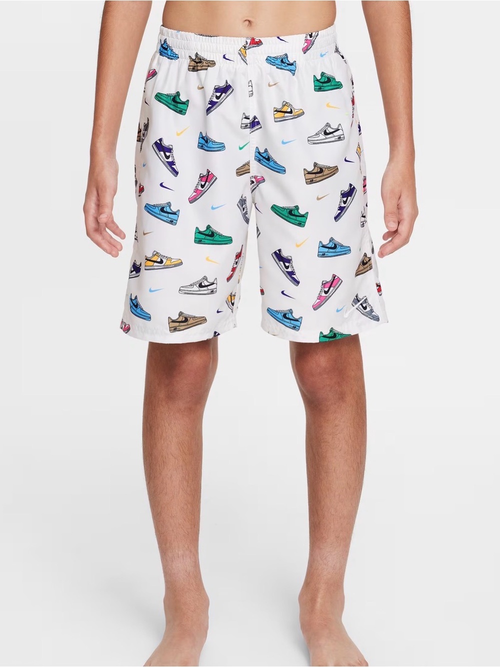 Nike Swim Breaker Boys Sneaker Print Swim Trunks Size XL